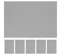 Operitacx 6 Sheets Self-adhesive Grey Road Tape for Model Railway Scenery, Miniature Diorama Road Stickers with Backing, DIY Traffic Layout for Model Train and Engineering Vehicle Decor