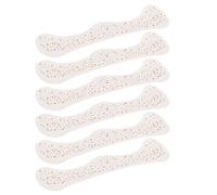 Operitacx 6 Sheets Waterproof Golden Glitter Face Tattoos with Star Freckles, Eye Catching Cosmetic Stickers for Festival and Nightclub Party Makeup Accessories for Women