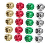 Operitacx 600pcs Plastic Beads DIY Jewelry Accessories with Plating Color Shiny Christmas Craft Beads for Necklace Bracelet Earrings Lightweight Durable Color Mix for Adults