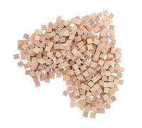 Operitacx 600pcs Unfinished Solid Wood Cubes Durable Craft Blocks for DIY Puzzle Making Painting Educational Games and Creative Projects Natural Pine Wood Cubes for Adults