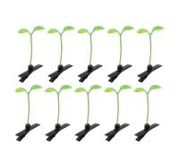 Operitacx 60pcs Bean Sprout Hair Clip Sprout Clips for Hair 2.75x1.57x0.79in Versatile Elegant Style for Adults and Daily Wear