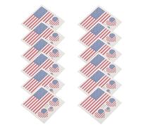 Operitacx 60pcs Patriotic Temporary Tattoos Usa Flag Stickers American Independence Day Tattoos for Makeup Patches for July Veterans Memorial Day