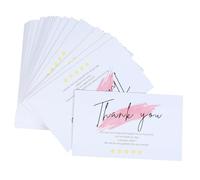 Operitacx 60pcs Small Thank You Cards for Small Business with Compact Material Lightweight and Portable Gift Cards for Shower Wedding Online Store Appreciation Easy to Include in Envelopes