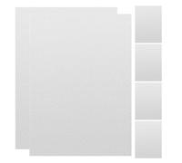 Operitacx 6pcs Aluminum Anodized Sheets A4 Size Plates for Laser Engraving Lightweight Installation with Vivid and Lasting Marks for Office Signs and Custom Sign Making
