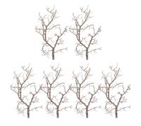Operitacx 6pcs Artificial Antler Branches Plastic Fake Tree Branches Never Wither No Pruning Required for Shelf and Coffee Table Decoration
