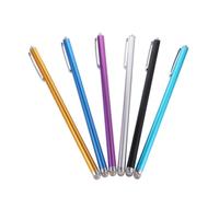 Operitacx 6Pcs Capacitive Stylus Pens for Touch Screens, Copper Aluminium Alloy, Draw and Write on Tablets, Long Screen Pen for Home and Office Use