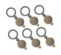 Operitacx 6PCS Copper Privacy Door Viewer Covers for Front Doors Peep Peephole Shields with Dust and Water Protection Durable Security Essentials for Apartments and Hotels