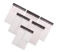 Operitacx 6pcs Desktop Notepad Schedule Notebooks with Daily To-do and Message Pads for Office Students Teachers Planning and Organization