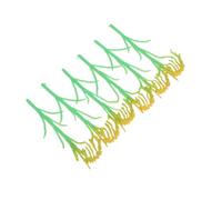 Operitacx 6pcs Diorama Grass Tufts Miniature Rice Paddy Plants for Model Railroads Featuring Realistic Detailing and Plastic Material, for Agriculture Classroom Models and Dollhouse Garden