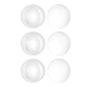 Operitacx 6pcs Double Concave Convex Glass Lenses Set, 42mm Acrylic Optical Convex Lens Set with Polished Round Edges for Physics Optics Experiment Kit