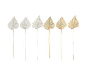 Operitacx 6pcs Dried Palm Leaf Decoration with Synthetic Material for Home Decoration and Parties Natural Chic Style Palm Leaf Bouquet with Vivid Look for Flower Arrangement