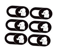 Operitacx 6pcs Elephant Pattern Webcam Cover Slider for Privacy Protection Durable Easy Slide Design for Laptops Tablets and Smartphones Enhanced Security and Peace of Mind