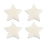 Operitacx 6pcs Filtering Sponges Sponge Five-Pointed Star Shaped Strong Adsorption of Grease Good Absorbent White Material for Hot Tubs and Spas Cleaning