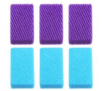 Operitacx 6pcs Foot Pumice Stone Pad Callus Scrubber Simple and Practical Style Softens and Removes Dry Hard Skin Workmanship Easy for Daily Storage Pedicure Tools for Foot Care Random Color