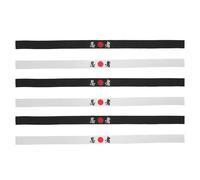 Operitacx 6pcs Japanese Samurai Hair Wrap - Tie Back Ninja Headband - Warrior Sushi Chef Bandana for Kitchen Cooking Karate Sports Cosplay Costume Supply Sweatbands