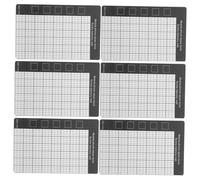 Operitacx 6pcs Magnetic Screw Mat for Electronics Repair Soft Scratch-resistant Storage Pad with Accurate Parts Mapping Secure Magnetic Tool Tray Holder for DIY Assembly and Workshop Use