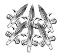 Operitacx 6pcs Metal Fence Finials Garden Fence Topper Decorative Yard Gate Post Finials for Lawn and Patio Classic European Style 165mm Height