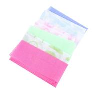 Operitacx 6pcs Nylon Long Strip Bath Towels for Body Scrubbing with Rich Foam, Portable and Practical Bath Scrubbing Towels for Camping Trips and Weekend Hotel Stays