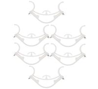 Operitacx 6pcs Plastic Utility Hooks Wall Elastic Hooks for Balloon and Banner Hanging, No Installation Tools Required, Easy to Retract, for Home and Decoration