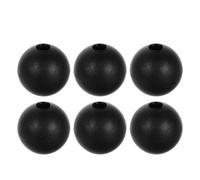 Operitacx 6pcs Pulley Machine Ball Stopper Set for Fitness Machines and Gym Wire Rope Exercise Cable Accessories, Nylon Material with 8mm Holes, Wear-resistant and Space-saving Design