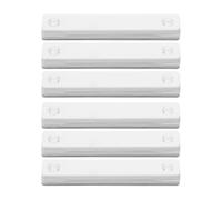 Operitacx 6pcs Screen Retainer Clips Window Screen Locking Clips Abs Iron White Tool-Free No-Drill Installation for Door Window Mesh and Replacement
