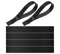 Operitacx 6pcs Snare Drum Wire Mounting Straps, 8.66 Inch Flexible Pet Snare Drum String Accessories for Marching and Professional Wire Fixing