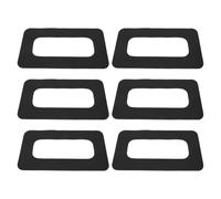 Operitacx 6pcs Sup Paddleboard Tail Rudder Slot Patch, 9 Inch PVC Black | Paddleboards and Fin Box Connectors, Easy Installation, Seawater Resistant, Wear Resistant, Lakes and Beaches