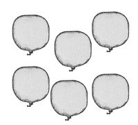 Operitacx 6pcs Wig Hat Elastic Wig Hair Net 6.29 X 5.7 X 0.59 Inch Stretchy Comfortable Elastic Silk for Short Hair