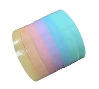 Operitacx 7 Rolls Colored Masking Washi Tape with Adhesive Stress Relief Balls Interactive Sensory Fidget for Parents DIY Crafting and Autism Calming Activity Random Color