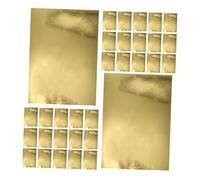 Operitacx 70pcs Gold Mirror Cardstock Paper Reflective Metallic Craft Paper for DIY Scrapbooking Handwork Wedding Invitations and Party Decorations