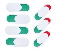 Operitacx 7pcs Vacant Occupied Door Indicator Signs for Office Hotel Restroom Bathroom Privacy with Easy Slide Switching Minimalist White