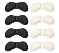 Operitacx 8 Pairs Breathable Pu Heel Pads for Women and Men, Wear-Resistant Anti-Slip Heel Cushions Bending Resistance, Protect Foot Comfortably in Shoes