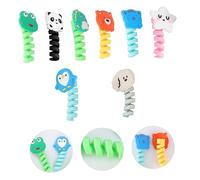Operitacx 8 Pcs Earphone Cable Protectors Durable Wire Wrappers for Data Cables Cracking Cord Sleeves Flexible and Wear Resistant for Use