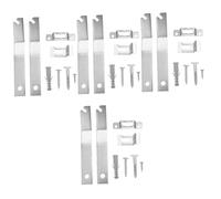 Operitacx 8 Sets Picture Hanger Security Locking Kit Durable Frame Hangers for Art Gallery Museum Easy Install Theft Hooks for Frames Up to Drywall and Hard Walls