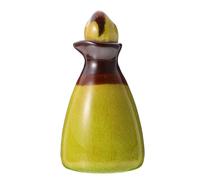 Operitacx 80ml Ceramic Essential Oil Bottle round Shape with Iced Cracked Glaze Polished Bottom Easy to Carry Adorable Style for Collection and Souvenirs