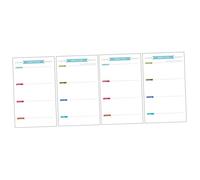 Operitacx 80sheets Paper Refills for Notebook Planner Weekly Book Lined Refill Paper for Spiral Notebook for Undated Planner and Back to School Supplies