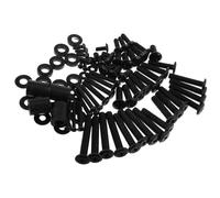 Operitacx 88pcs Tv Bracket Mount Screw Kit Black Wall Hanging Hardware for Frameless Mirror, Monitor, and Speaker Mounting - Heavy Duty Screws for Home and Office Installation