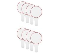 Operitacx 8pcs Auction Bidding Scoreboard Whiteboard Single Sided Handheld for Judges Score Paddles Erasable Paddles Dry Erase Boards Classroom Voting Quiz