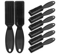 Operitacx 8pcs Barber Brush Set for Fades and Clipper Cleaning with Sturdy Plastic Material and Effective Cleaning Function, for Professional Haircut and Beard Grooming