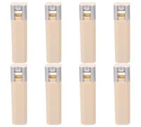 Operitacx 8pcs Curtain Cord Knob Blind Pull Knob Square Beige Iron and Plastic Easy DIY Installation Wind-resistant for Roller Blinds