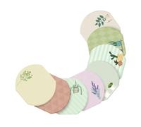 Operitacx 8PCS Cute Plant Pattern Sticky Notepads Self Adhesive Memo Pads for Office Use Reliable Adhesion Compact Portable Desk Accessories for Teachers Women
