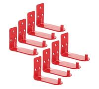 Operitacx 8pcs Heavy Duty Wall Mounted Fire Extinguisher Brackets Set Polished Hangers for Home Office Vehicle Compatible with Various Extinguishers Easy Installation and Secure Hold