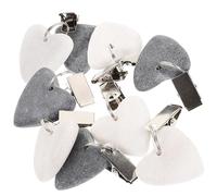 Operitacx 8pcs Marble Tablecloth Weights Heart-shaped Table Cloth Clips to Stabilize Tablecloths for Restaurant and Buffet Use, Well Crafted Assorted Colour Pendants