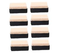 Operitacx 8pcs Mini Wood Felt Chalkboard Erasers Lightweight Board Cleaner Tool for Classroom Office Supplies Durable Design for Teachers Versatile Use Crafts and DIY Projects
