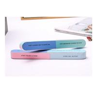 Operitacx 8pcs Nail File Nail Buffer Blocks 6.88x0.78x0.62 Inch Sponge 6 Sides 7 Steps Numbered Sides Reusable for Lady Women Professional Use