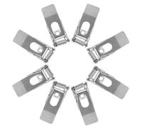 Operitacx 8pcs Recessed Light Clips Spring Retaining Clips for Panel Lamps Downlight Fixtures Stable High Performance Lamp Accessories with Easy Installation and Aesthetic Design