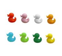 Operitacx 8pcs Self Adhesive Cartoon Duck Cable Management Holders Flexible Wire Organizing Clips for Headphones USB Chargers Power Cords Compact Wire Holders for Office Home Car Use