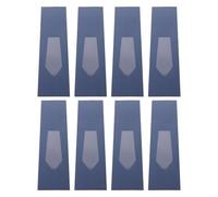 Operitacx 8pcs Tie Organizer Box with Window and Handle Portable Cardboard Paper Necktie Storage Case for Travel Business and Gift Packaging Gentle Protection for Men S Scarves and Neckwear