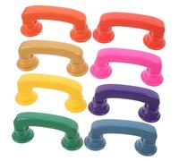 Operitacx 8pcs Toy Phone Boys and Girls Reading Phones Realistic Conversations for Literacy Educational Play