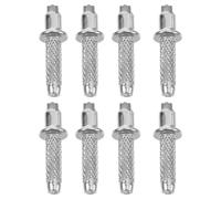 Operitacx 8pcs Trekking Pole Tips Walking Stick End Tips Tungsten Manganese Silver Replaceable for Walking Poles and Stick and Ski